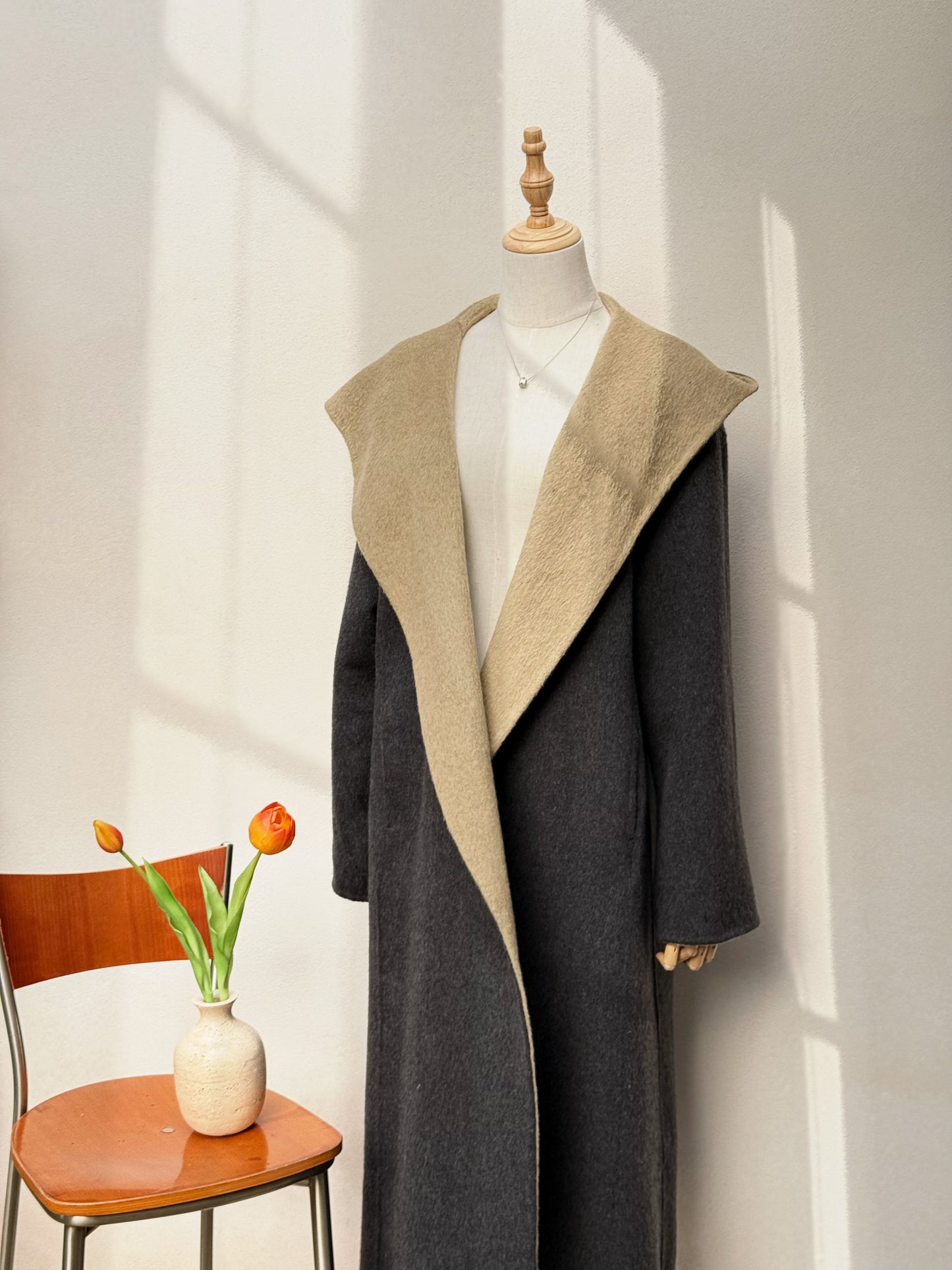 Cappotto Bicolore "Eclissi"