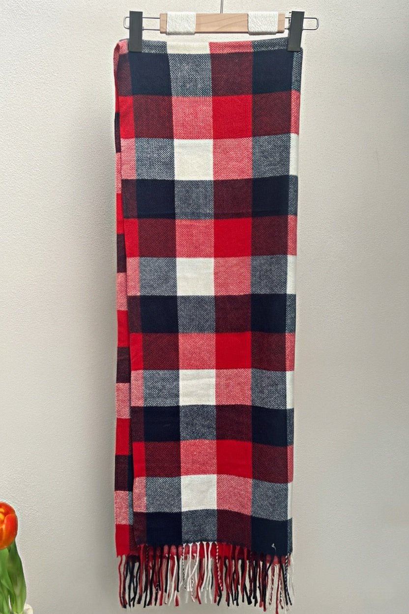 Sciarpe Cashmere a quadri simmetrici