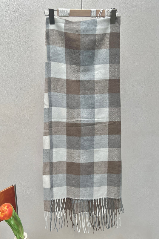 Sciarpe Cashmere a quadri simmetrici