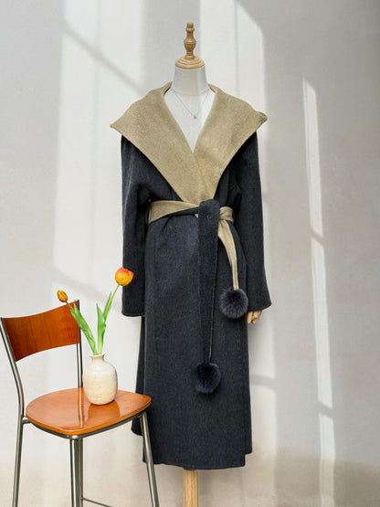 Cappotto Bicolore "Eclissi"