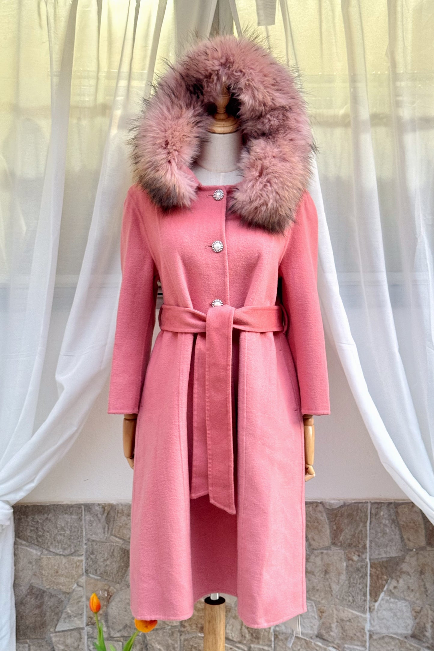 Cappotto con Pelliccia "Aurora"