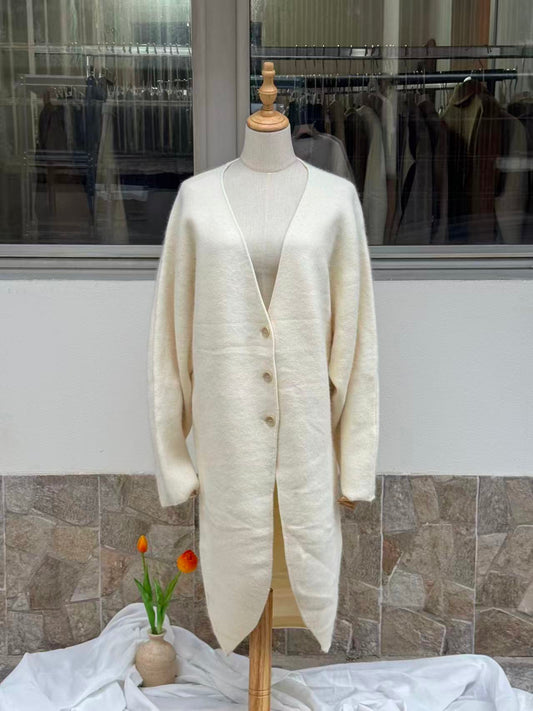 Cardigan "Tulipano Bianco"