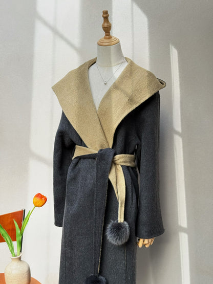 Cappotto Bicolore "Eclissi"