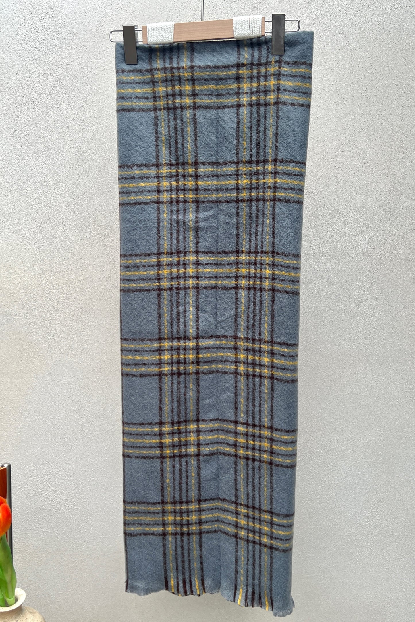 Sciarpe in Cashmere a striste cubici