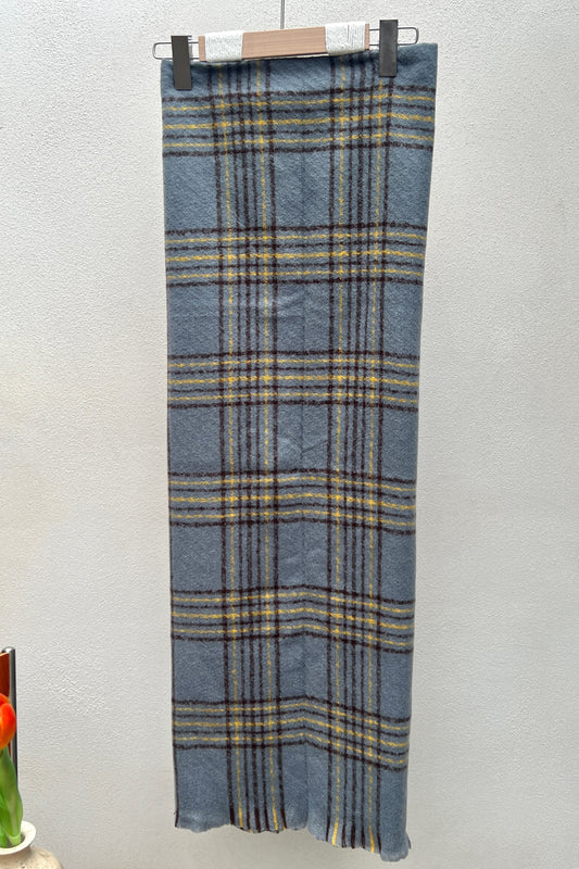 Sciarpe in Cashmere a striste cubici
