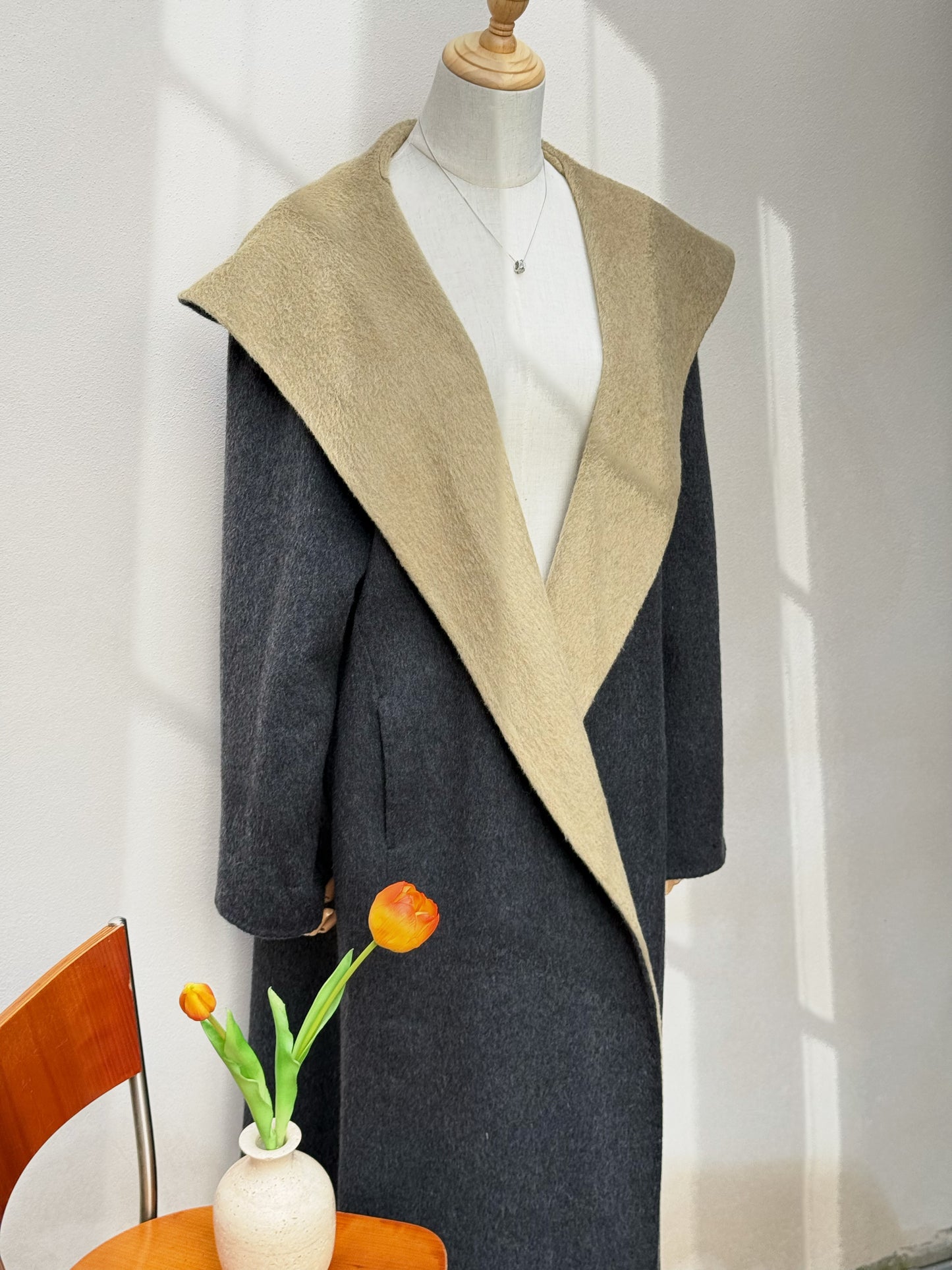 Cappotto Bicolore "Eclissi"