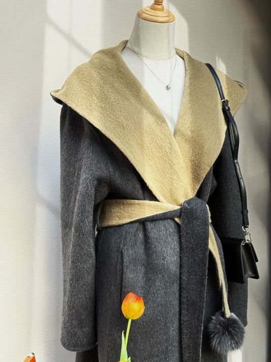Cappotto Bicolore "Eclissi"
