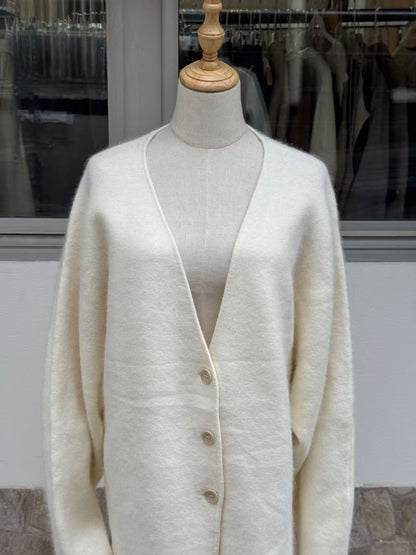 Cardigan "Tulipano Bianco"